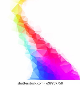 Colorful Polygonal Mosaic Background, Creative Design Templates