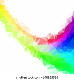 Colorful Polygonal Mosaic Background, Creative Design Templates