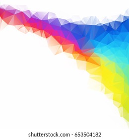 Colorful Polygonal Mosaic Background, Creative Design Templates