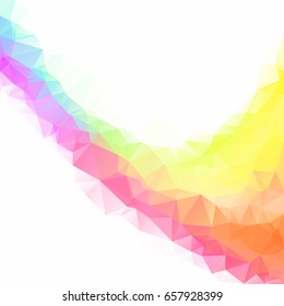 Colorful Polygonal Mosaic Background, Creative Design Templates