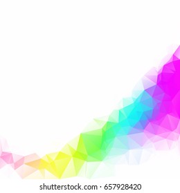 Colorful Polygonal Mosaic Background, Creative Design Templates