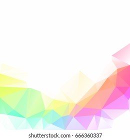 Colorful Polygonal Mosaic Background, Creative Design Templates