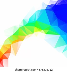 Colorful Polygonal Mosaic Background, Creative Design Templates
