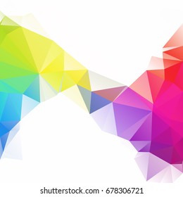 Colorful Polygonal Mosaic Background, Creative Design Templates
