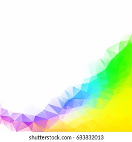 Colorful Polygonal Mosaic Background, Creative Design Templates