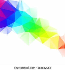 Colorful Polygonal Mosaic Background, Creative Design Templates