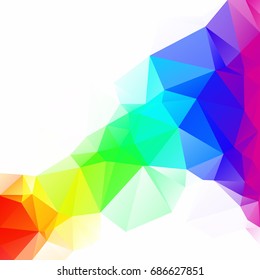 Colorful Polygonal Mosaic Background, Creative Design Templates