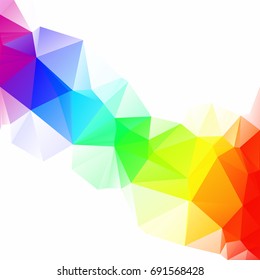 Colorful Polygonal Mosaic Background, Creative Design Templates