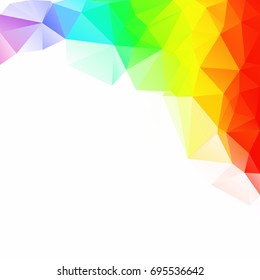 Colorful Polygonal Mosaic Background, Creative Design Templates