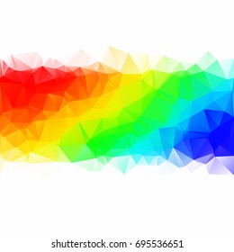 Colorful Polygonal Mosaic Background, Creative Design Templates
