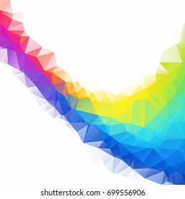 Colorful Polygonal Mosaic Background, Creative Design Templates