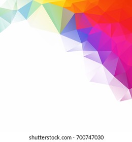 Colorful Polygonal Mosaic Background, Creative Design Templates