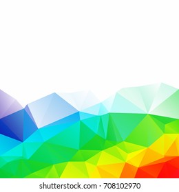 Colorful Polygonal Mosaic Background, Creative Design Templates