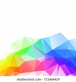Colorful Polygonal Mosaic Background, Creative Design Templates