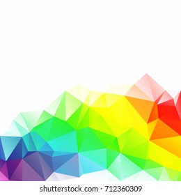 Colorful Polygonal Mosaic Background, Creative Design Templates