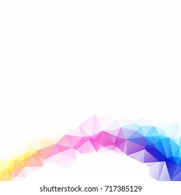 Colorful Polygonal Mosaic Background, Creative Design Templates