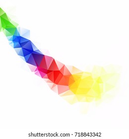 Colorful Polygonal Mosaic Background, Creative Design Templates