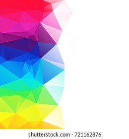 Colorful Polygonal Mosaic Background, Creative Design Templates