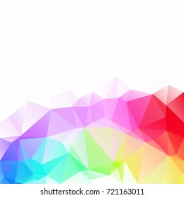 Colorful Polygonal Mosaic Background, Creative Design Templates