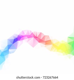 Colorful Polygonal Mosaic Background, Creative Design Templates