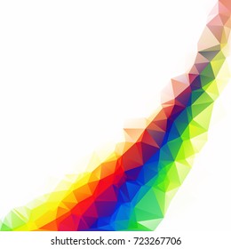 Colorful Polygonal Mosaic Background, Creative Design Templates