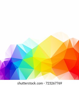 Colorful Polygonal Mosaic Background, Creative Design Templates