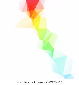 Colorful Polygonal Mosaic Background, Creative Design Templates