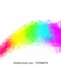 Colorful Polygonal Mosaic Background, Creative Design Templates