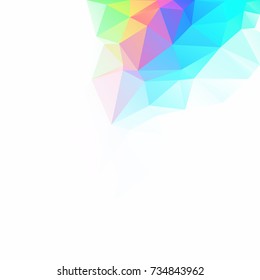 Colorful Polygonal Mosaic Background, Creative Design Templates