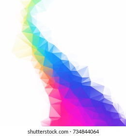 Colorful Polygonal Mosaic Background, Creative Design Templates