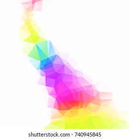 Colorful Polygonal Mosaic Background, Creative Design Templates