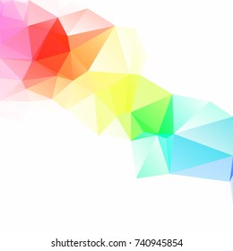 Colorful Polygonal Mosaic Background, Creative Design Templates