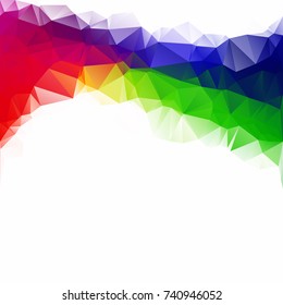 Colorful Polygonal Mosaic Background, Creative Design Templates