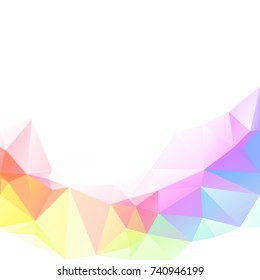 Colorful Polygonal Mosaic Background, Creative Design Templates