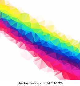 Colorful Polygonal Mosaic Background, Creative Design Templates