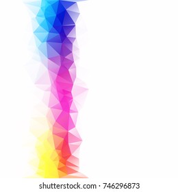 Colorful Polygonal Mosaic Background, Creative Design Templates