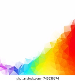 Colorful Polygonal Mosaic Background, Creative Design Templates