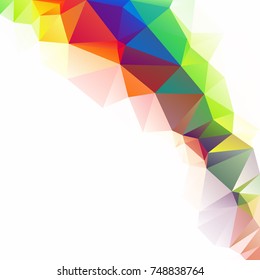 Colorful Polygonal Mosaic Background, Creative Design Templates