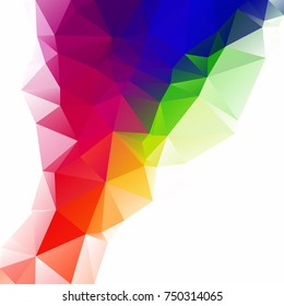 Colorful Polygonal Mosaic Background, Creative Design Templates