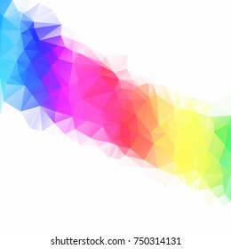 Colorful Polygonal Mosaic Background, Creative Design Templates