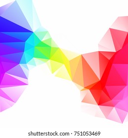 Colorful Polygonal Mosaic Background, Creative Design Templates