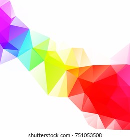 Colorful Polygonal Mosaic Background, Creative Design Templates