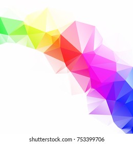Colorful Polygonal Mosaic Background, Creative Design Templates