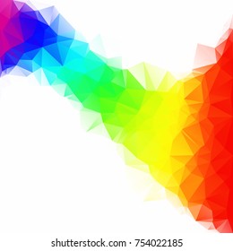 Colorful Polygonal Mosaic Background, Creative Design Templates