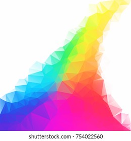 Colorful Polygonal Mosaic Background, Creative Design Templates