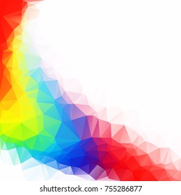 Colorful Polygonal Mosaic Background, Creative Design Templates