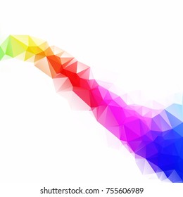 Colorful Polygonal Mosaic Background, Creative Design Templates