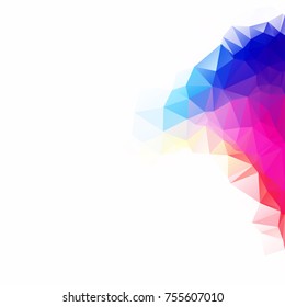 Colorful Polygonal Mosaic Background, Creative Design Templates