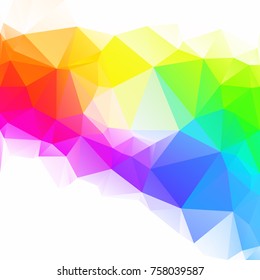 Colorful Polygonal Mosaic Background, Creative Design Templates