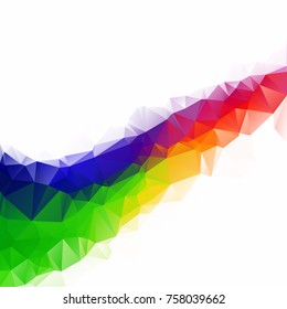 Colorful Polygonal Mosaic Background, Creative Design Templates